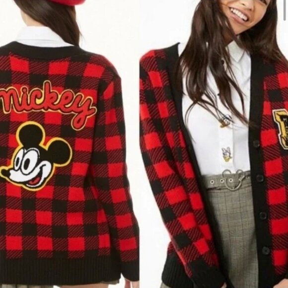 Disney Forever21 Mickey Mouse Cardigan S - Picture 3 of 10